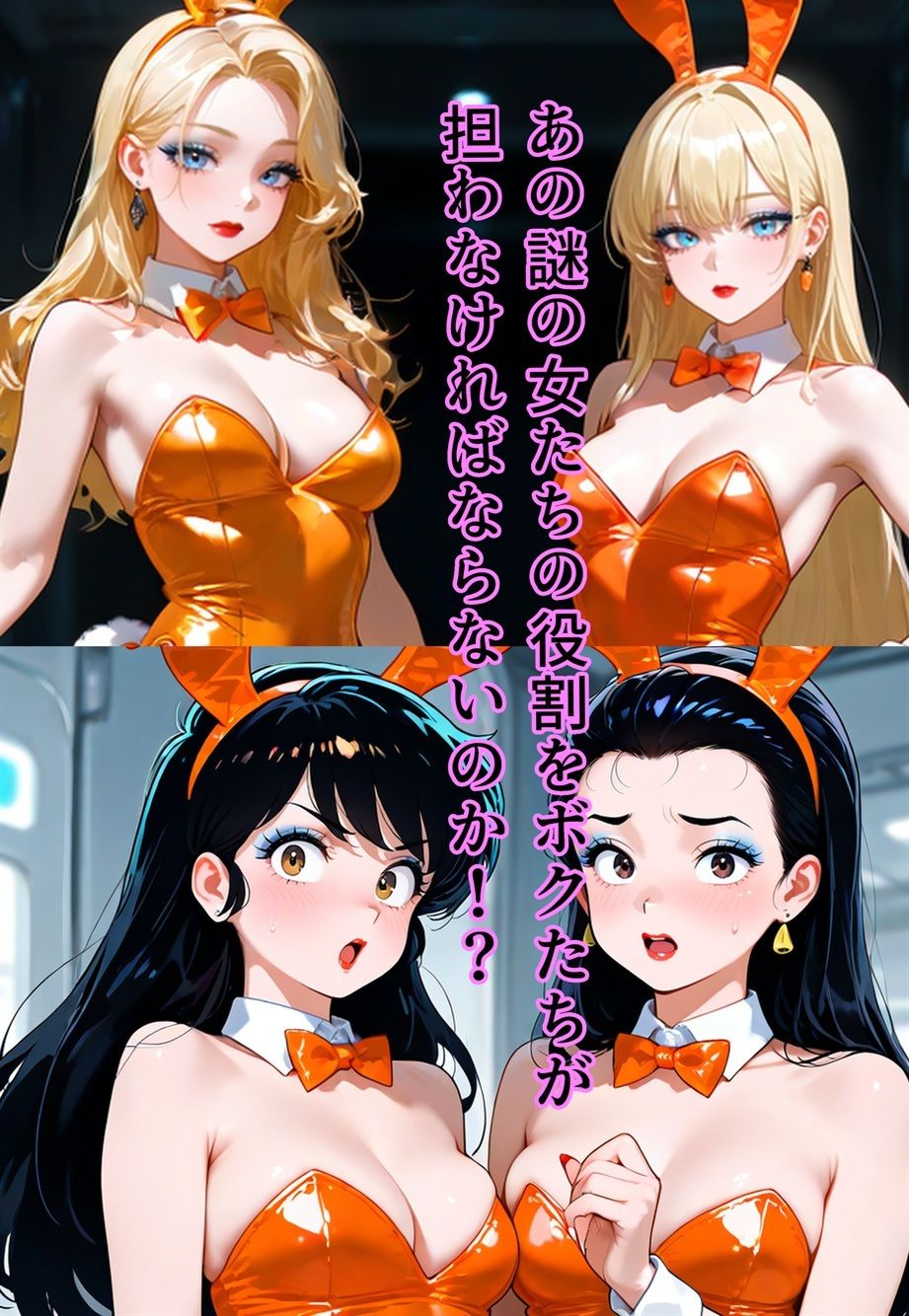 100円画集  うさぎ大使降臨！？〜バニー（♂）1000年契約で大パニック！〜 - サンプル画像 8