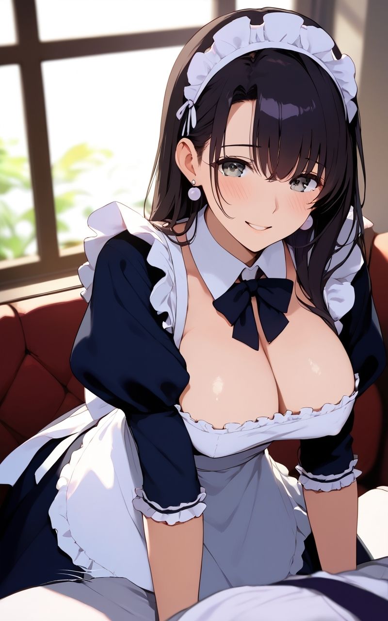 ヤリ放題できるメイド喫茶  中出し無料でご主人様優待中  【AIヌードグラビア写真集】 - サンプル画像 6