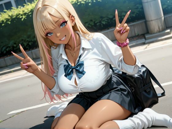 きも教師のテクに堕ちる黒ギャル - サンプル画像 1