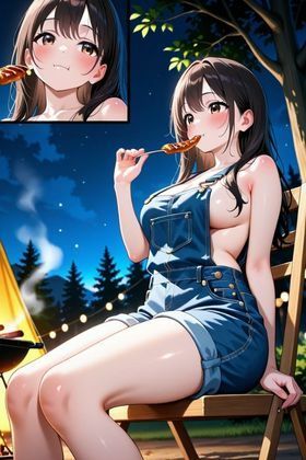 ソロキャン女子のアウトドアオナニー 〜無人テントはイキ放題〜 - サンプル画像 3