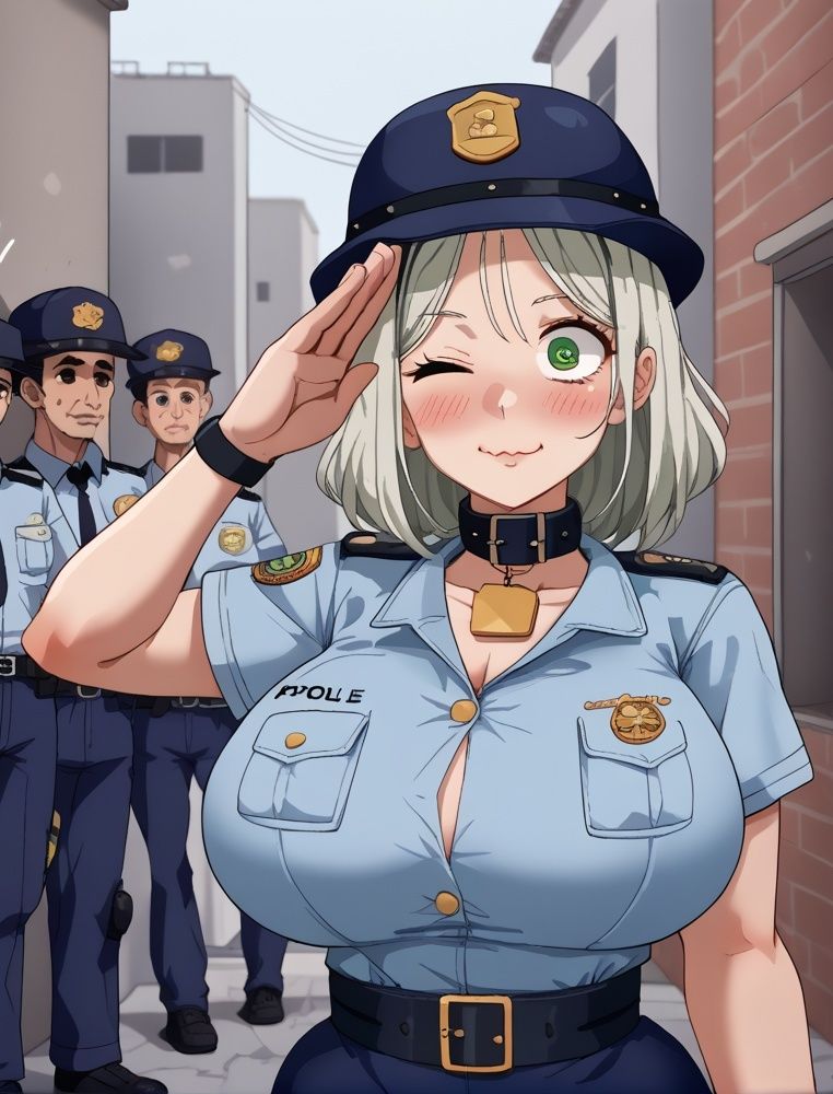 クソ生意気な新人婦警さんエチエチ教育的指導 - サンプル画像 1