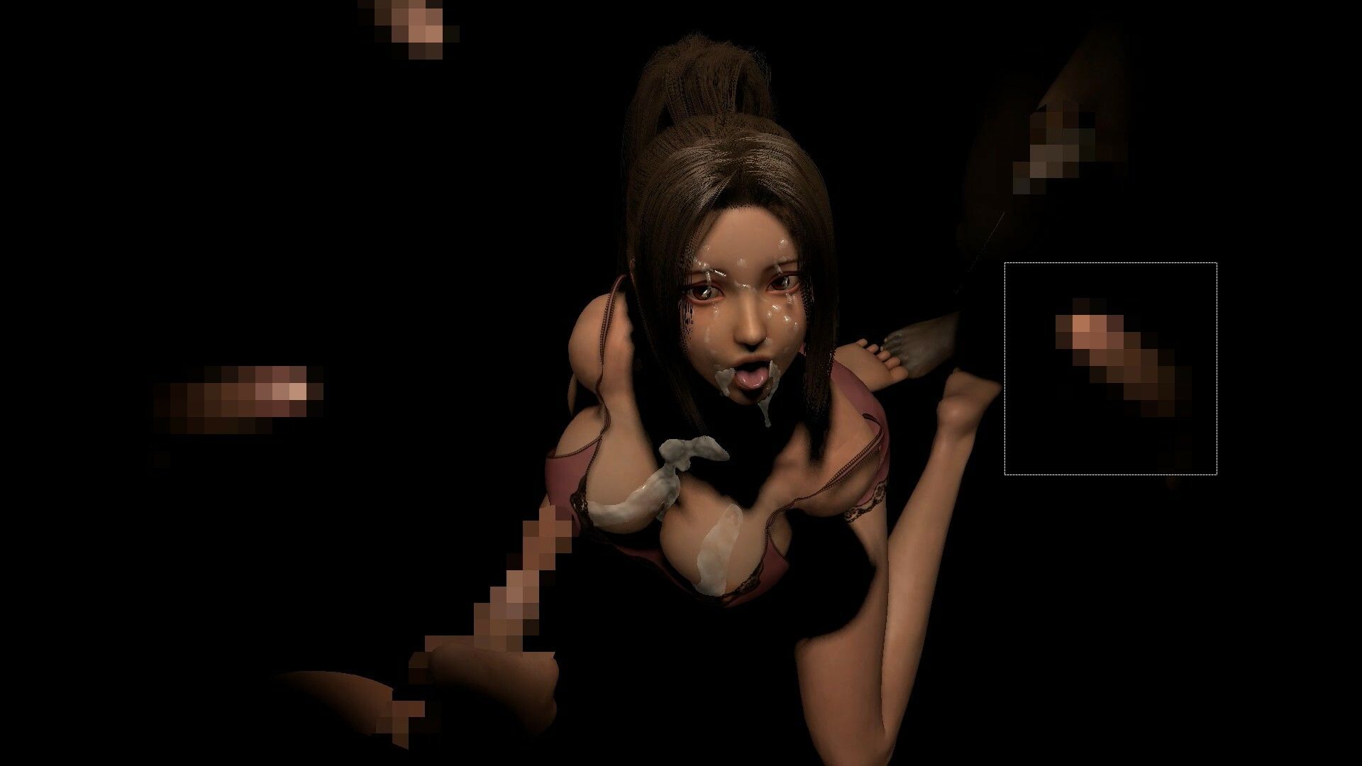 【ROMV296】不知火舞B しらぬいまい「5人からぶっかけ」 - サンプル画像 1