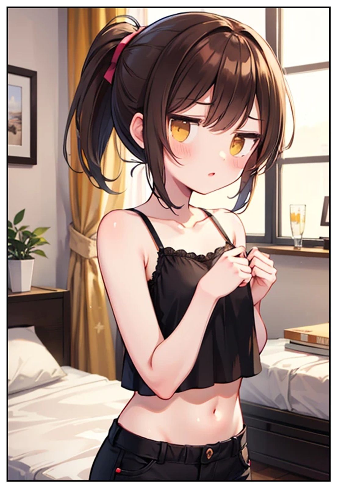 アニコスへようこそ！涼宮ハ〇ヒなジト目ダウナー少女の憂鬱 - サンプル画像 1