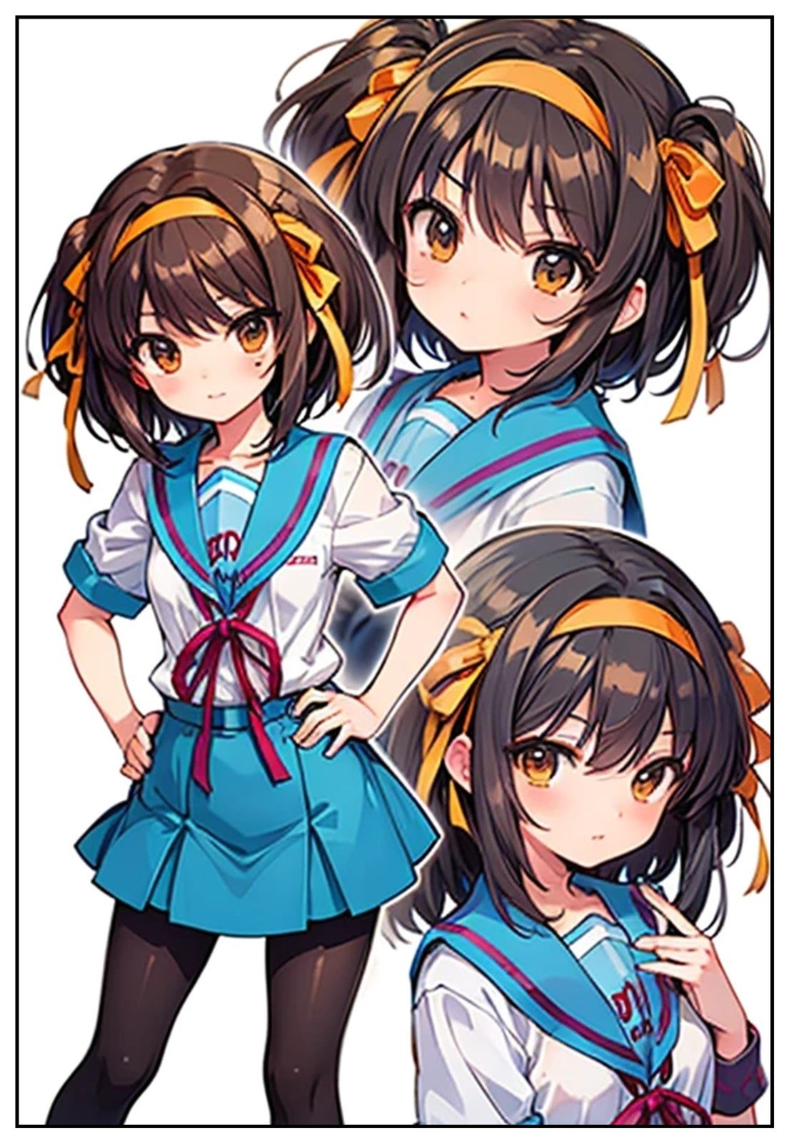 アニコスへようこそ！涼宮ハ〇ヒなジト目ダウナー少女の憂鬱 - サンプル画像 3