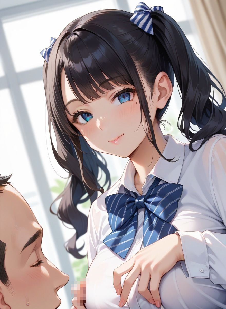 巨乳女子校生のHな誘惑〜性処理係に濃厚中出し〜 - サンプル画像 1