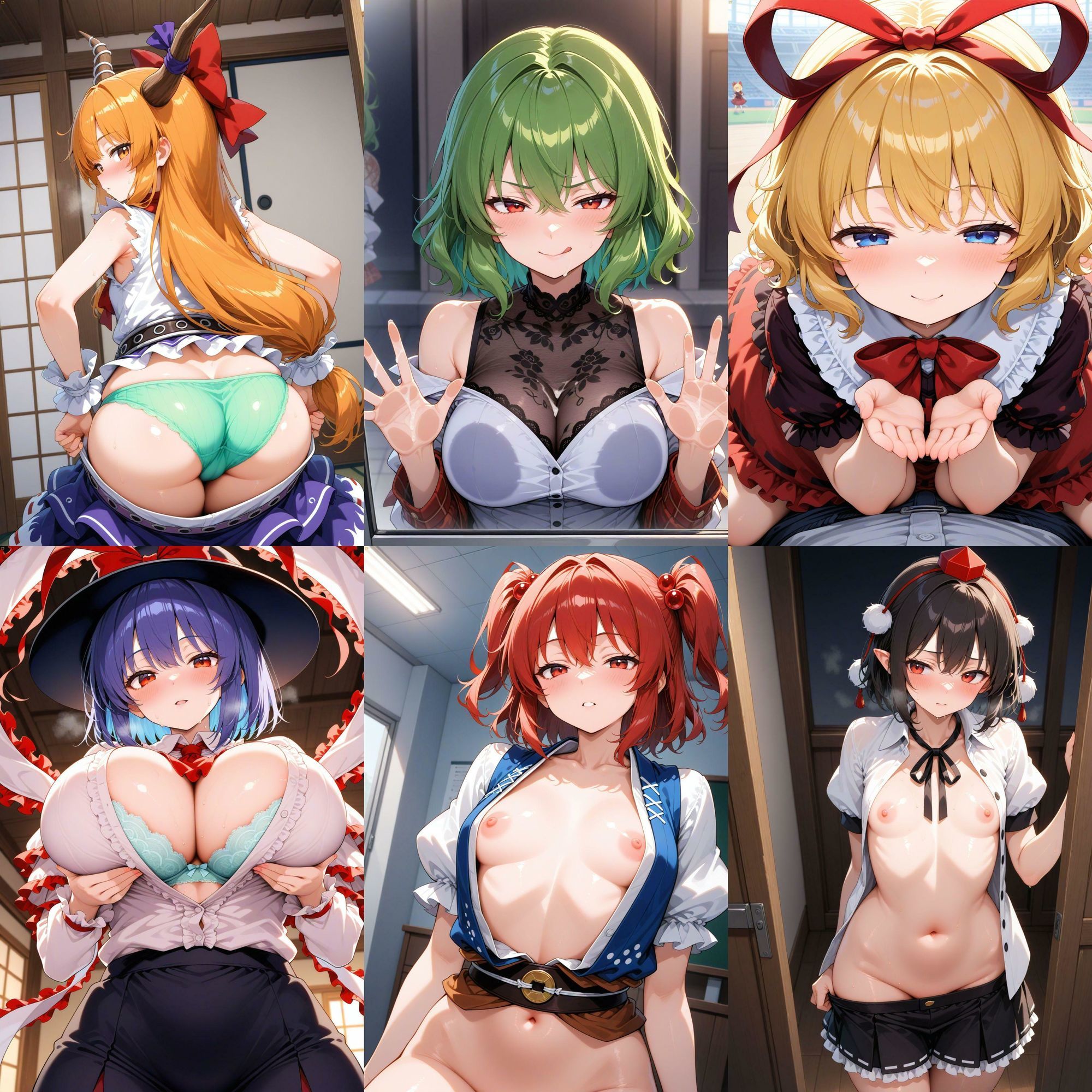 ノーモザイク！東方花映塚キャラの誘惑 - サンプル画像 4