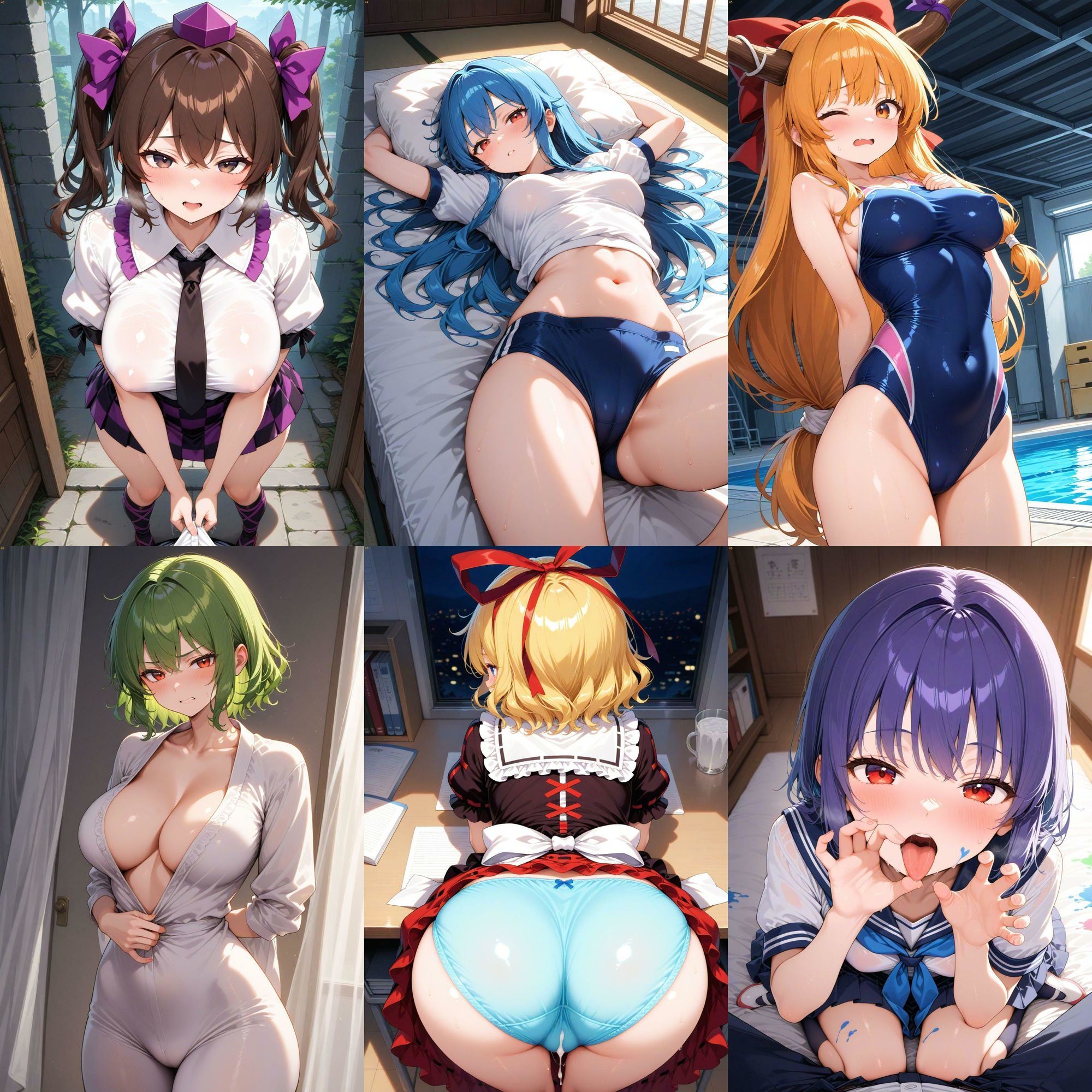 ノーモザイク！東方花映塚キャラの誘惑 - サンプル画像 7
