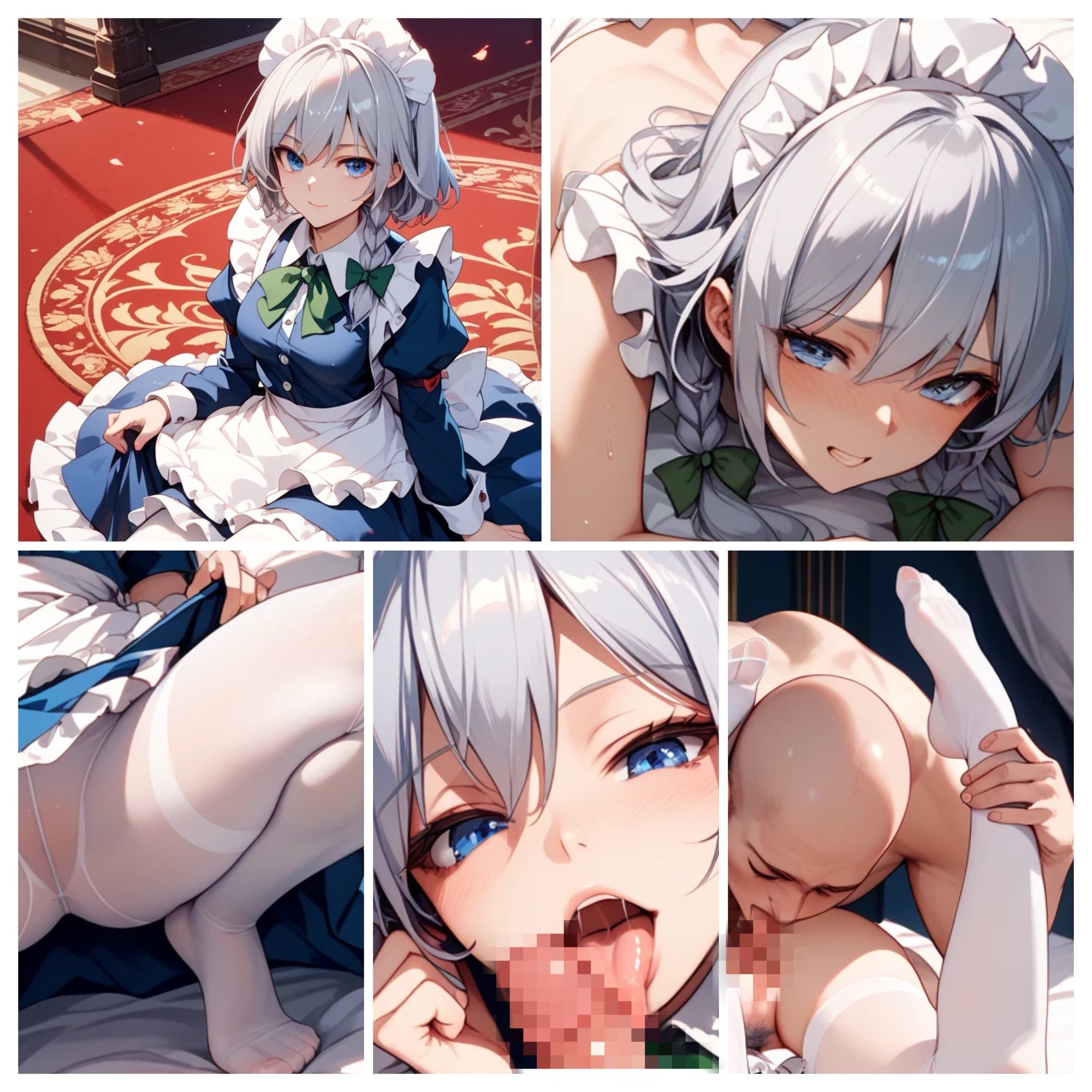 幻想郷淫華絵巻 -霊夢・咲夜・鈴仙・アリス- - サンプル画像 2