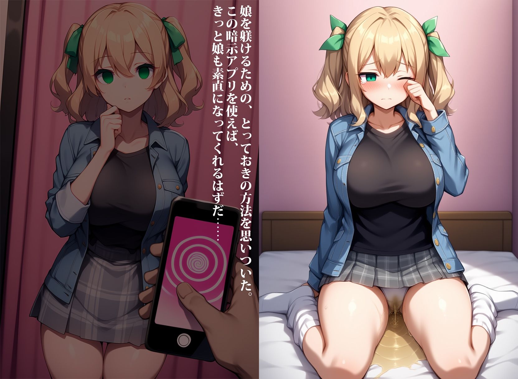 ギャルに変わり果てた反抗期の娘をお漏らし退行で育て直した件 - サンプル画像 1