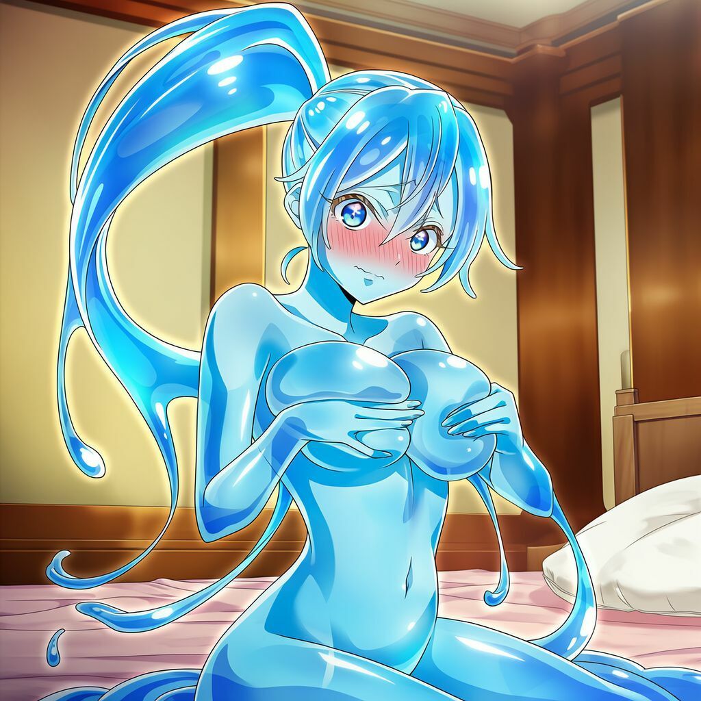 スライム娘を専属メイドにしてみた_ご奉仕編 - サンプル画像 1