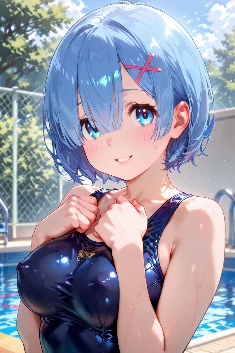 スク水れ〇りんのエッチな水泳授業 - サンプル画像 5