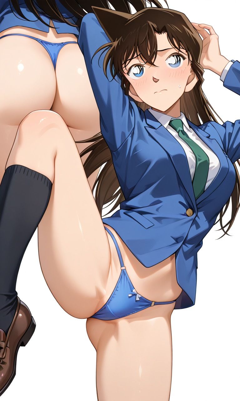 名◯偵コナン！毛利蘭！？高品質パンチラコレクション - サンプル画像 5