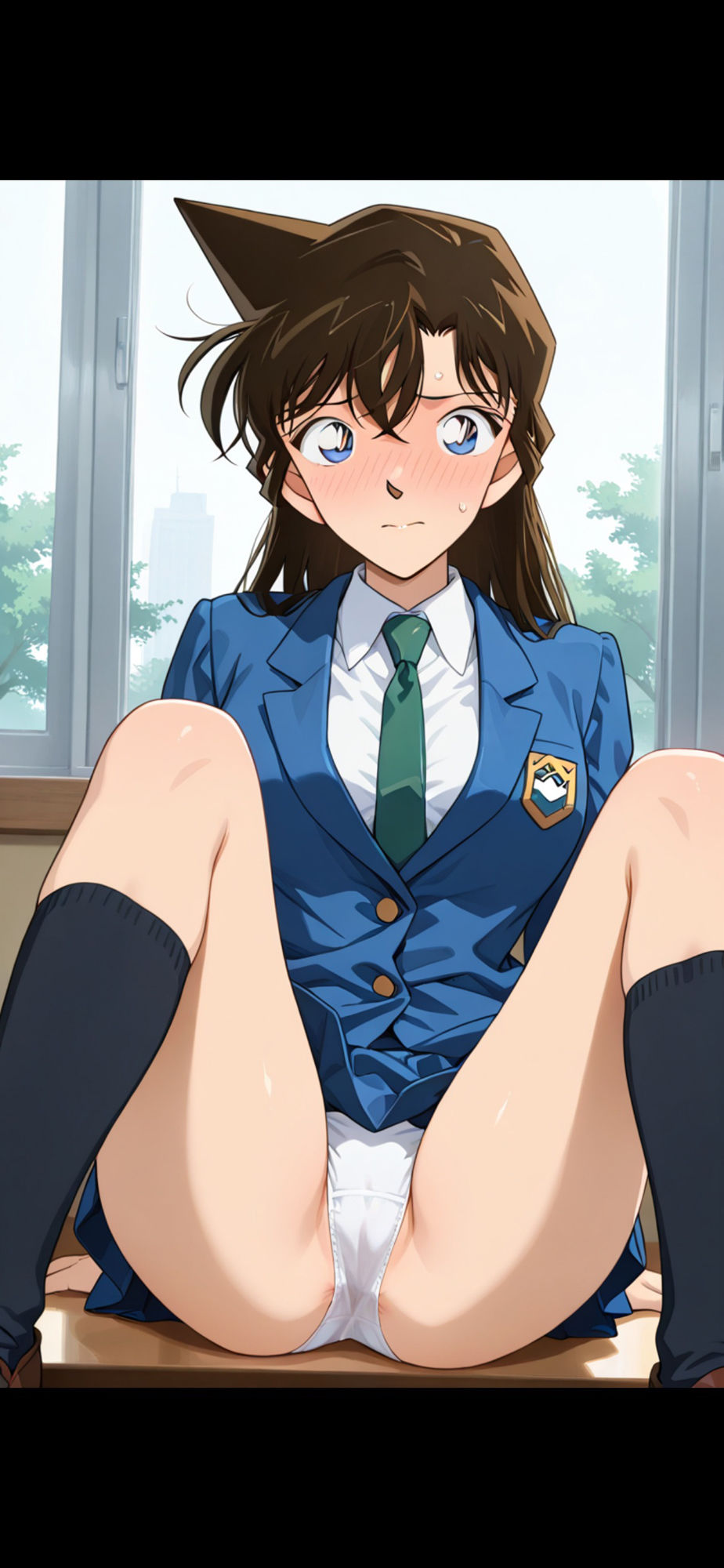 名◯偵コナン！毛利蘭！？高品質パンチラコレクション - サンプル画像 8