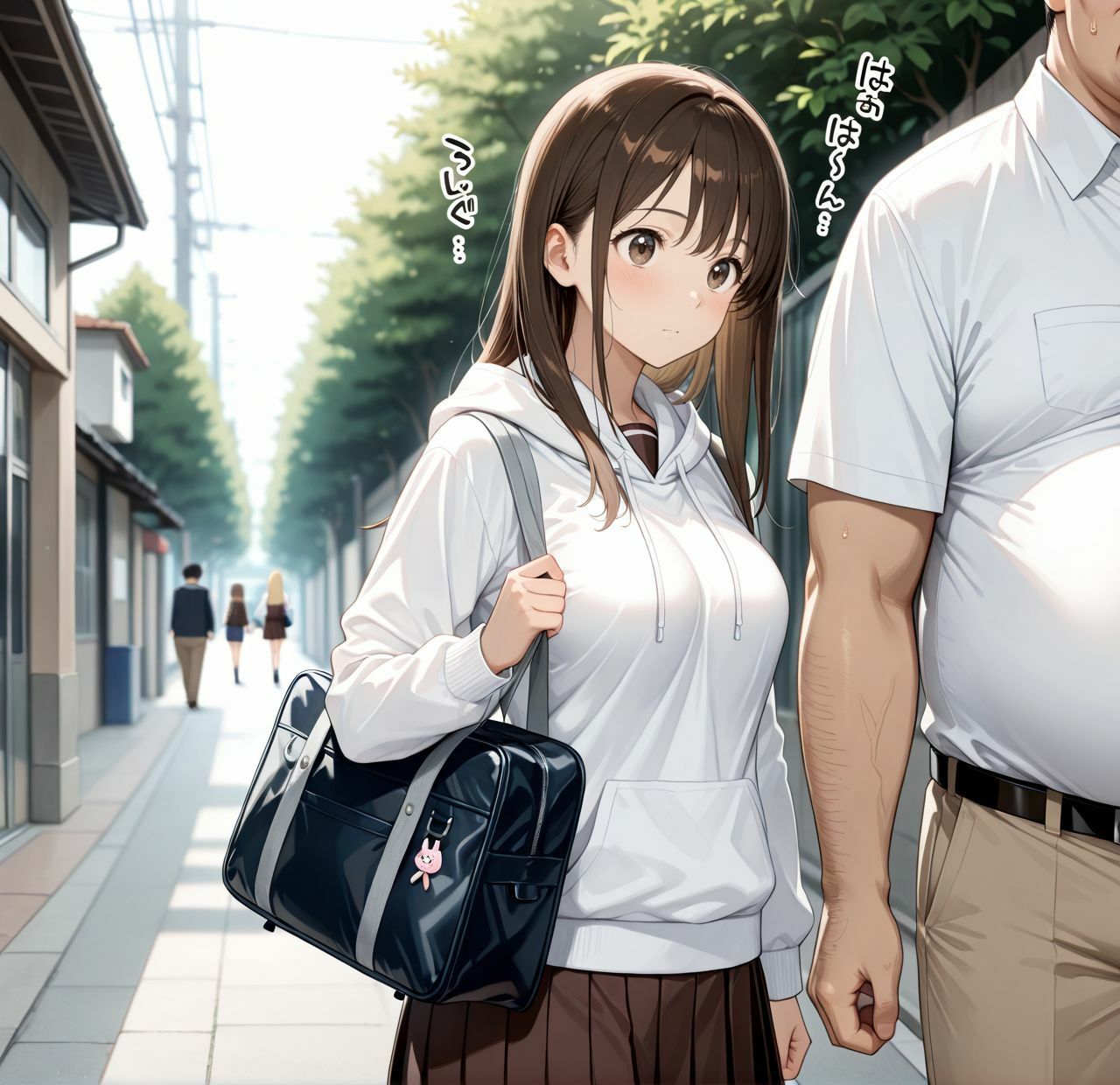 女子校生に孕ませプレス〜キモおじの種付け性指導でイキ狂うパパ活女子生徒〜 - サンプル画像 2