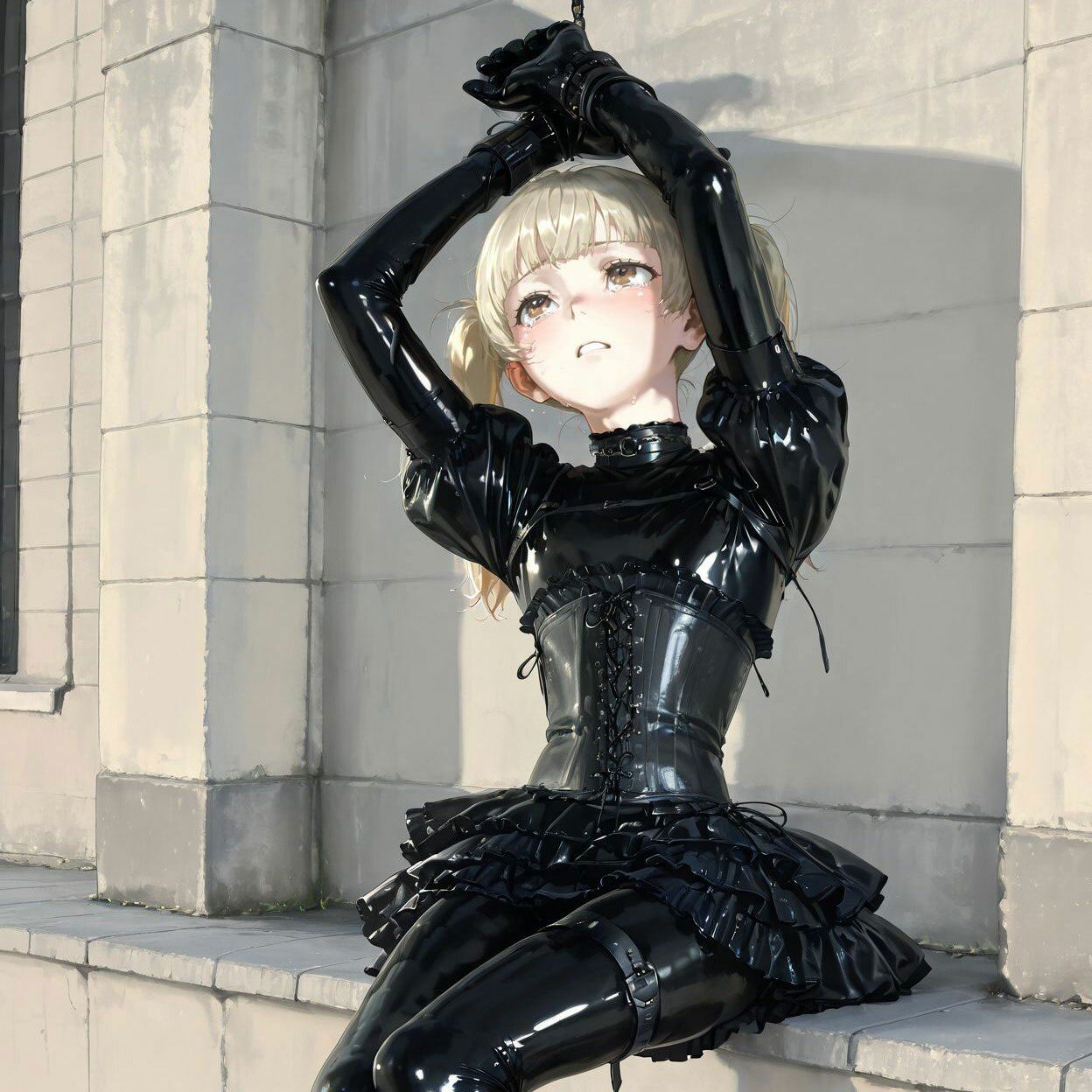 【190枚】ラバードールとして過ごす金髪少女の恥辱にまみれた日常 - サンプル画像 4