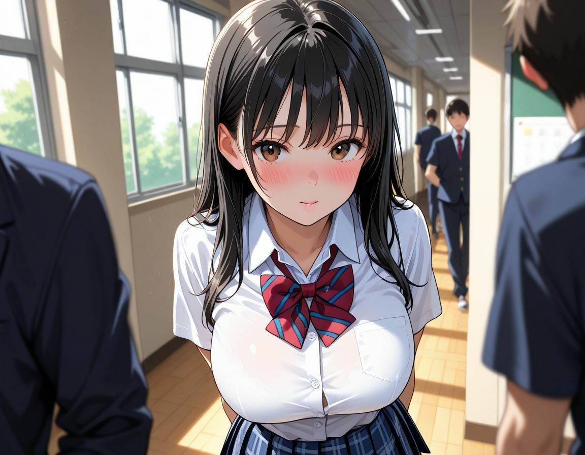 女子校生水泳部  スク水で生ハメ - サンプル画像 1