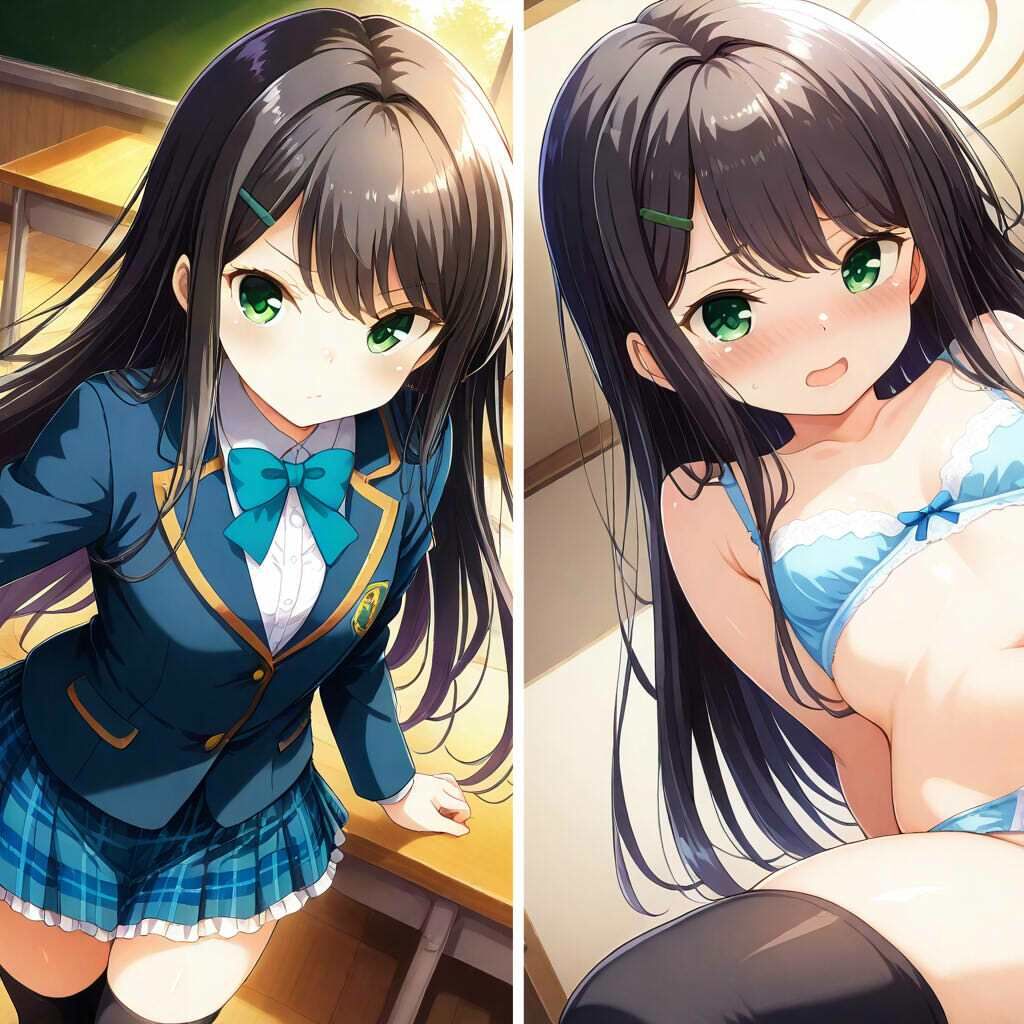 ガルフレ（仮）シチュCG集3  りさ＋睦＋るい＋CG集（制服） - サンプル画像 8