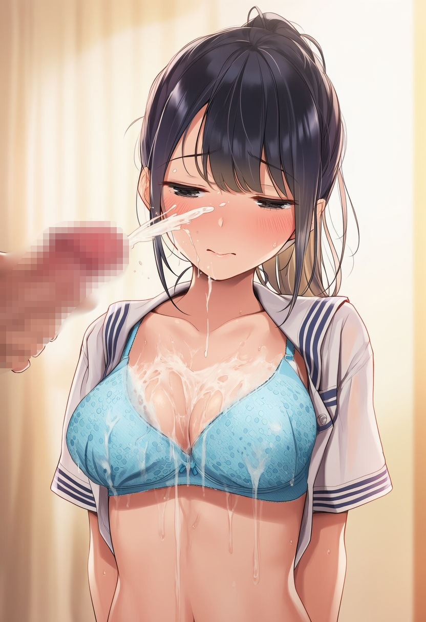 ブラジャーにぶっかけ！（186枚分） - サンプル画像 1