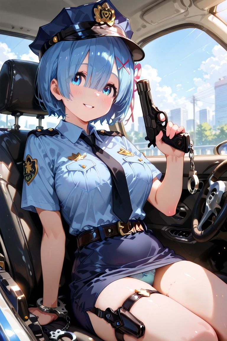 えちえちレ〇ポリスがあなたのおち〇ぽ逮捕しちゃうぞ〜イラスト集〜 - サンプル画像 3
