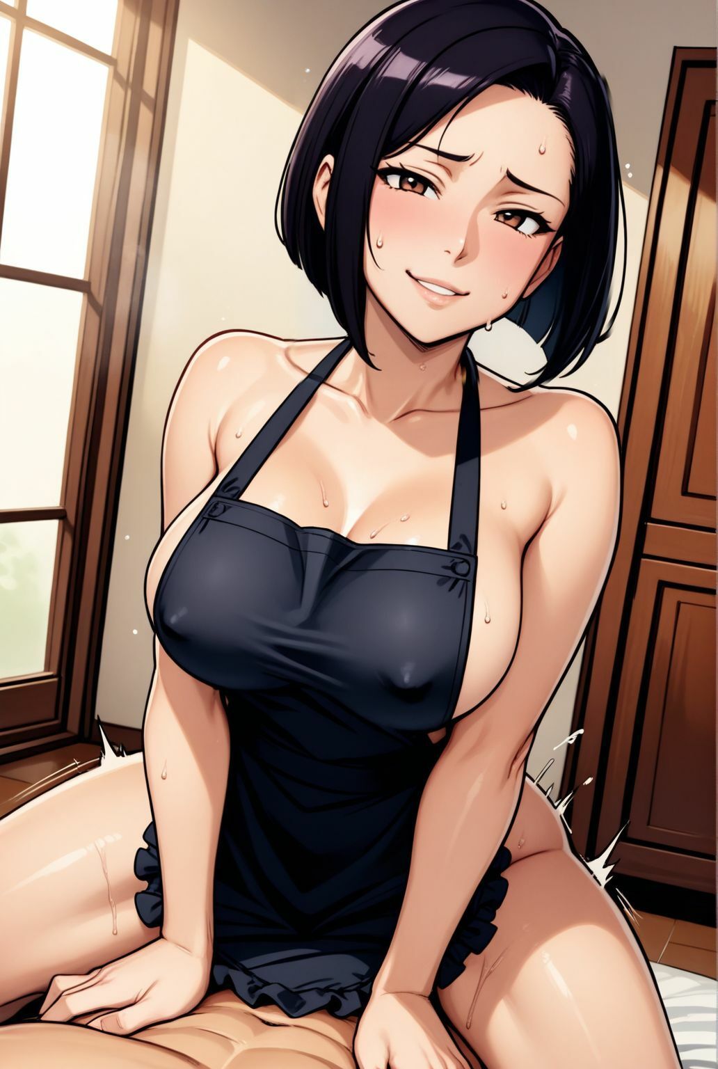 義母の誘惑〜素肌にエプロン、秘密の時間〜 - サンプル画像 6