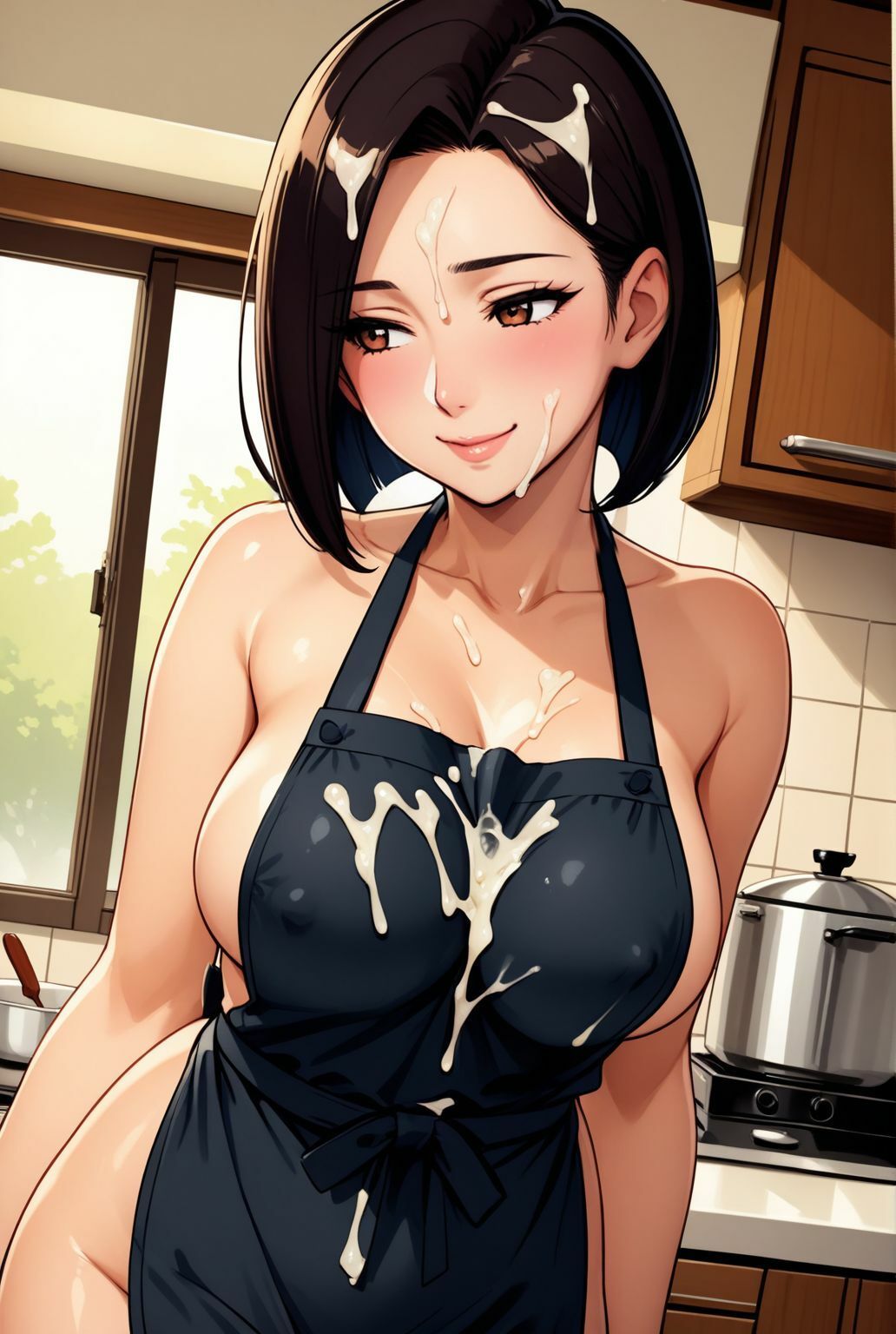 義母の誘惑〜素肌にエプロン、秘密の時間〜 - サンプル画像 10