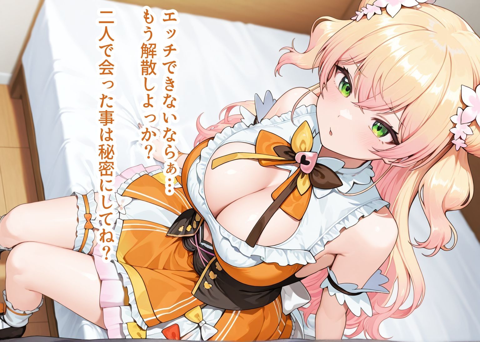 推しのVとセックスする話【桃〇ねね】 - サンプル画像 2
