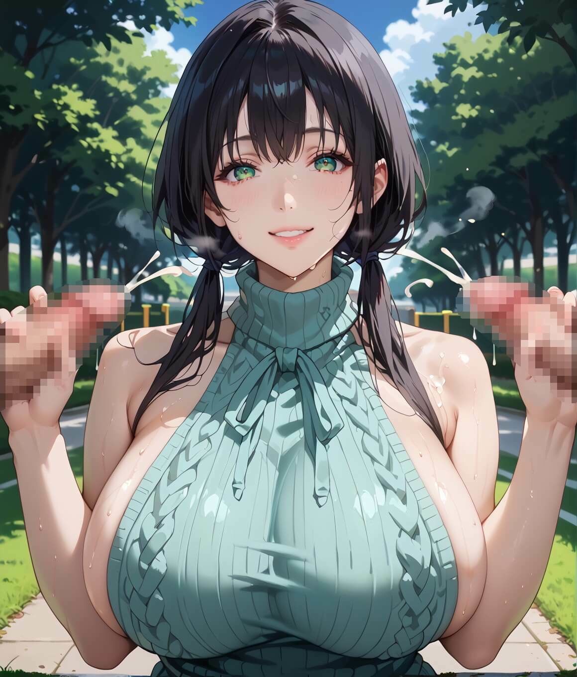 童貞の俺では我慢できない4！びんびん210枚！童貞を殺すセーターが可愛すぎる件 - サンプル画像 7