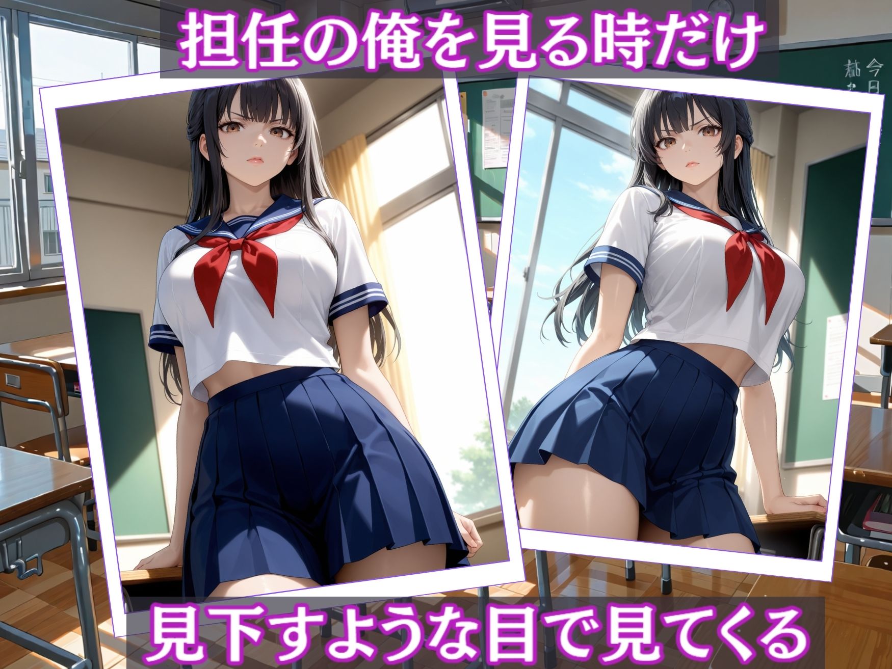 教師の逆襲〜わからせ調教 ハーフアップ編 - サンプル画像 2