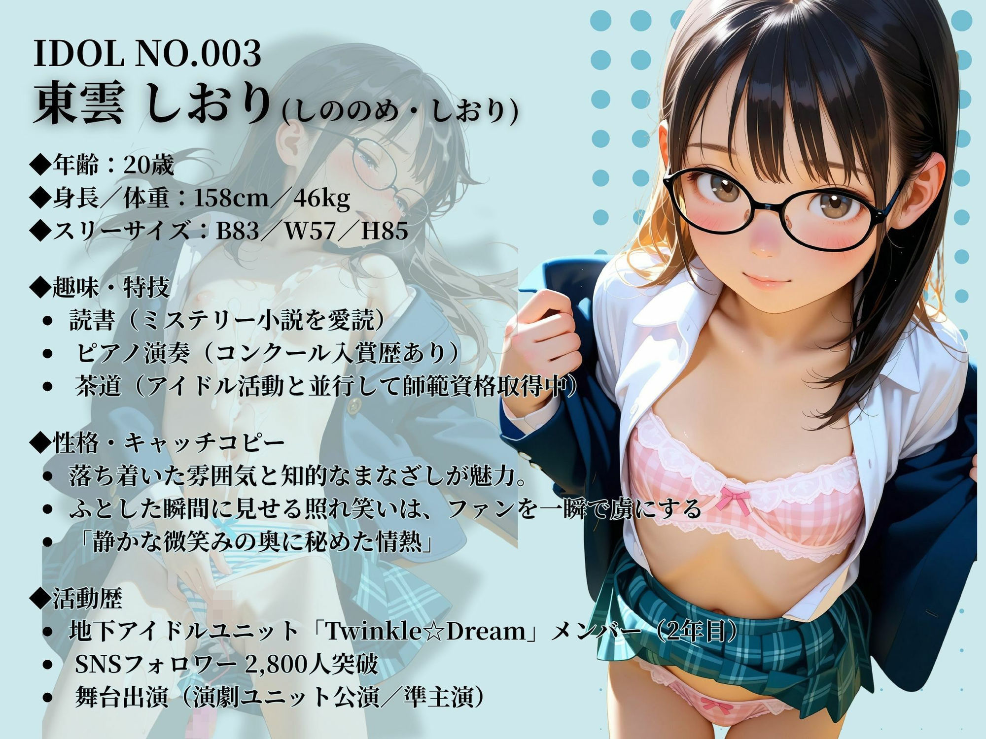 裏撮りIDOL vol.2〜しおりとあかね、閉ざされた教室で〜 - サンプル画像 1