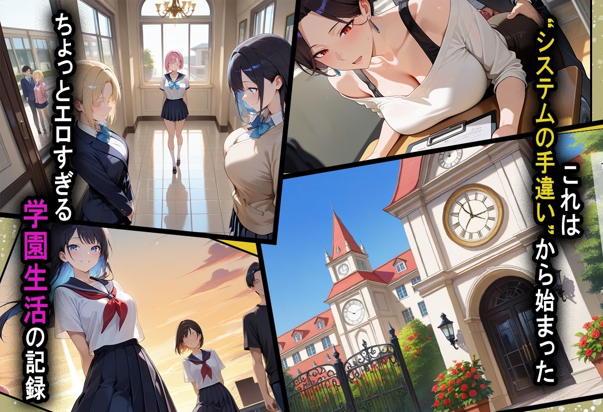 間違って女子校に入学したらムチムチ女子校生に毎日中出しを要求される学園生活〜爆乳お姉さん＆天然妹系編〜 - サンプル画像 1