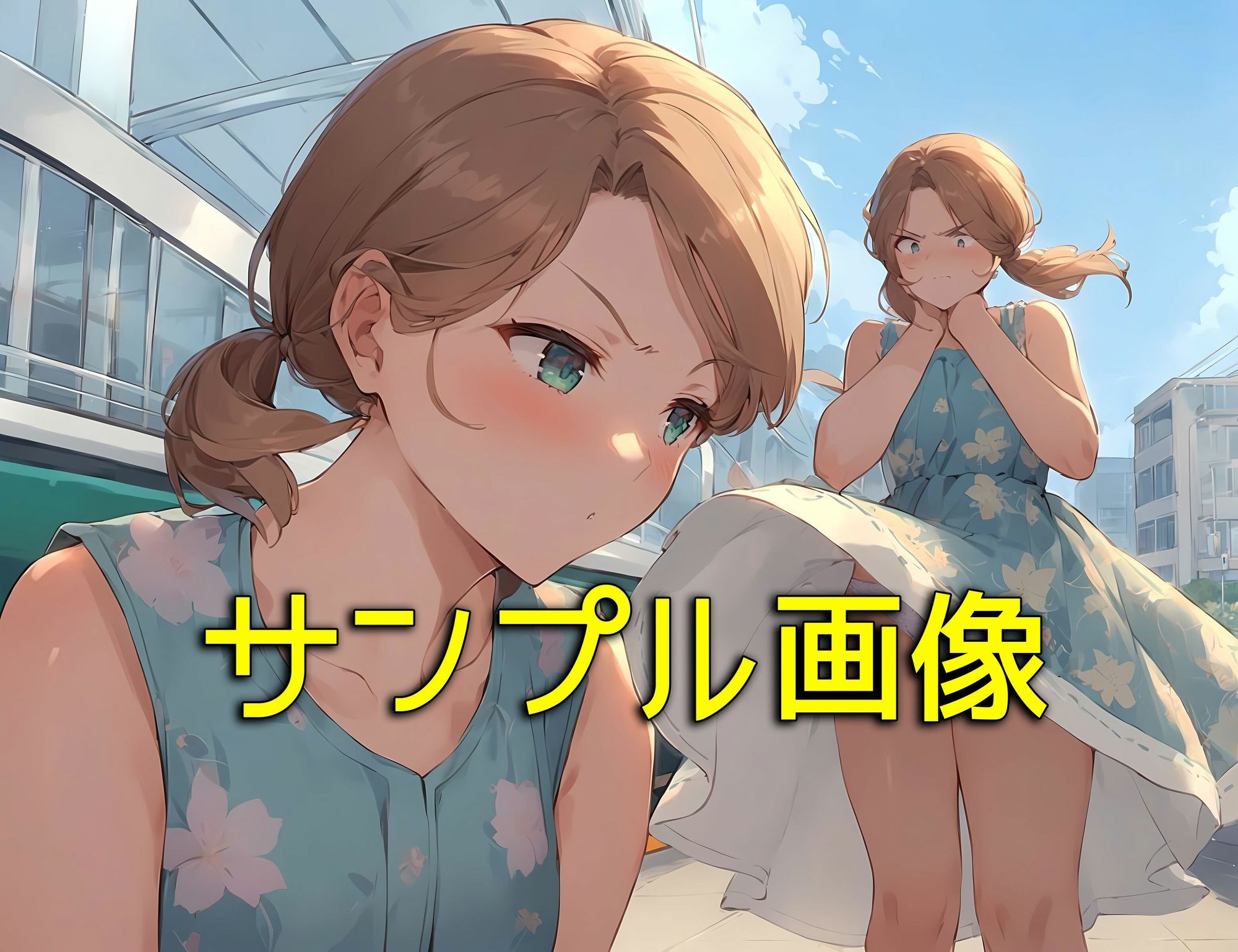 僕はいつも清楚系女子の下着でオナニーをしている4  ワンピのスカートがめくれるっていいね編 - サンプル画像 6