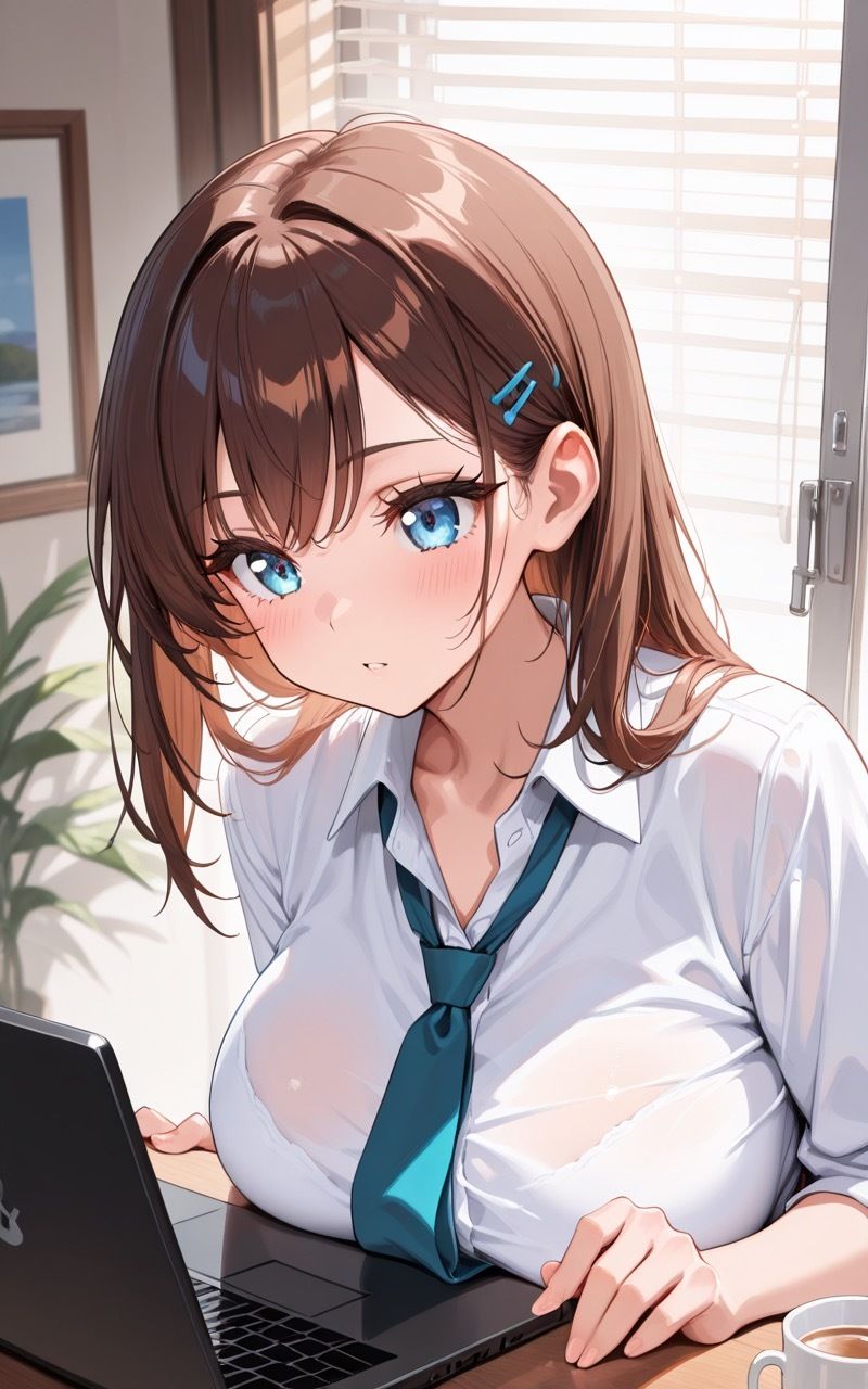 巨乳お姉ちゃんの仕事後日記 - サンプル画像 1