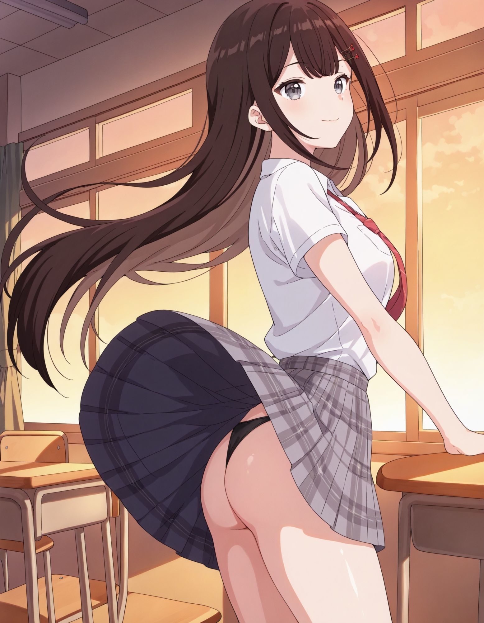 榎〇凛音のパンチラ〜制服編〜 - サンプル画像 3