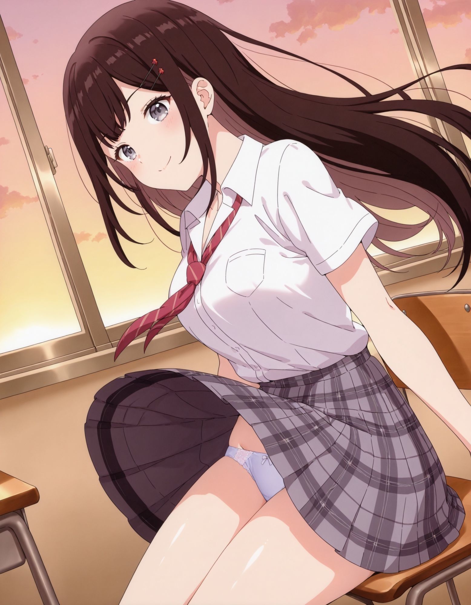 榎〇凛音のパンチラ〜制服編〜 - サンプル画像 4