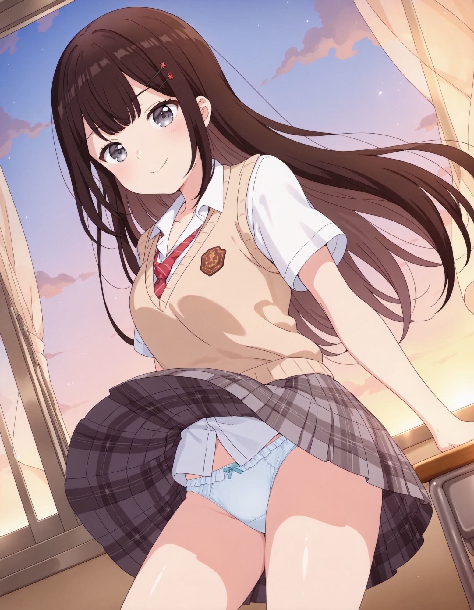 榎〇凛音のパンチラ〜制服編〜 - サンプル画像 5