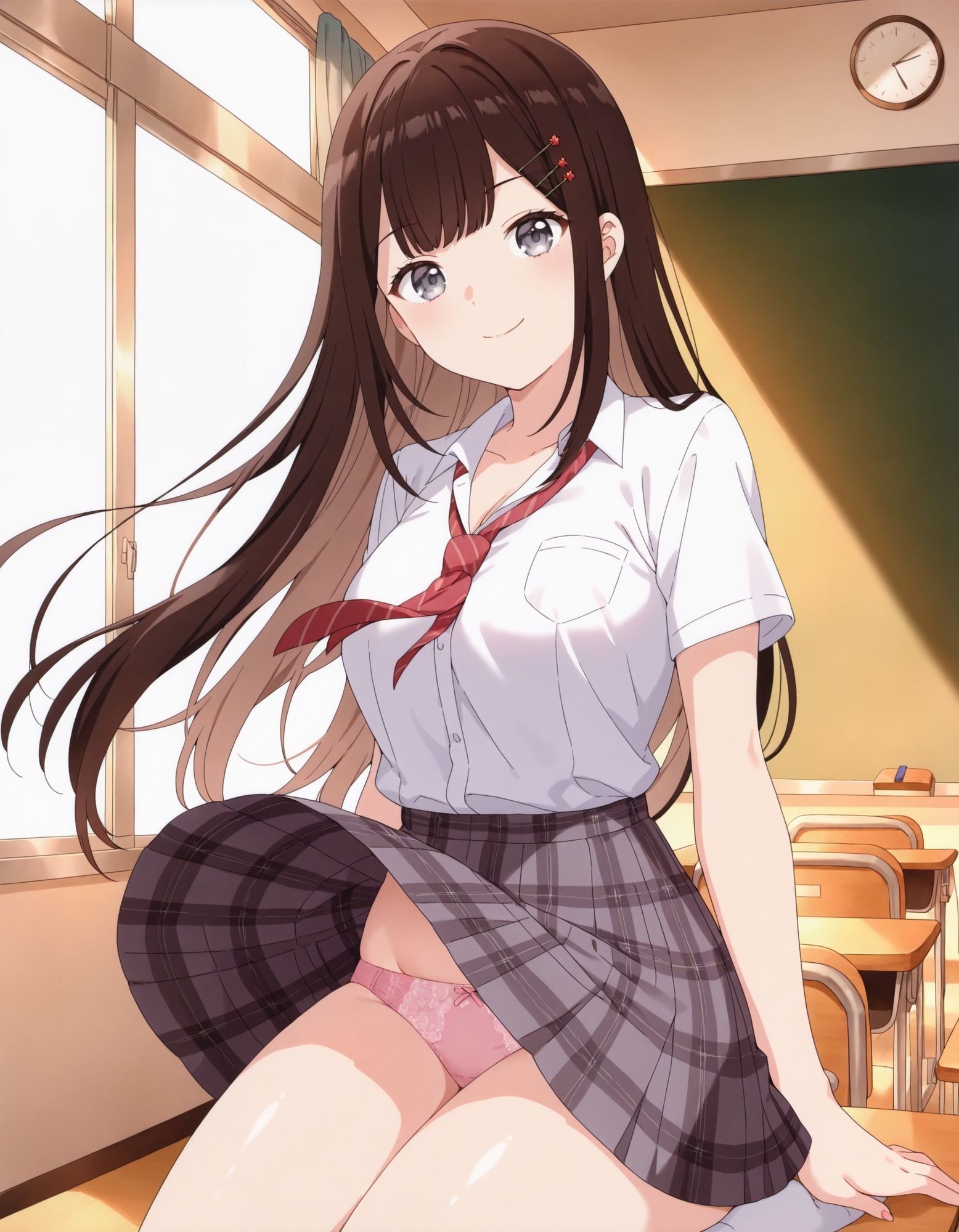 榎〇凛音のパンチラ〜制服編〜 - サンプル画像 6