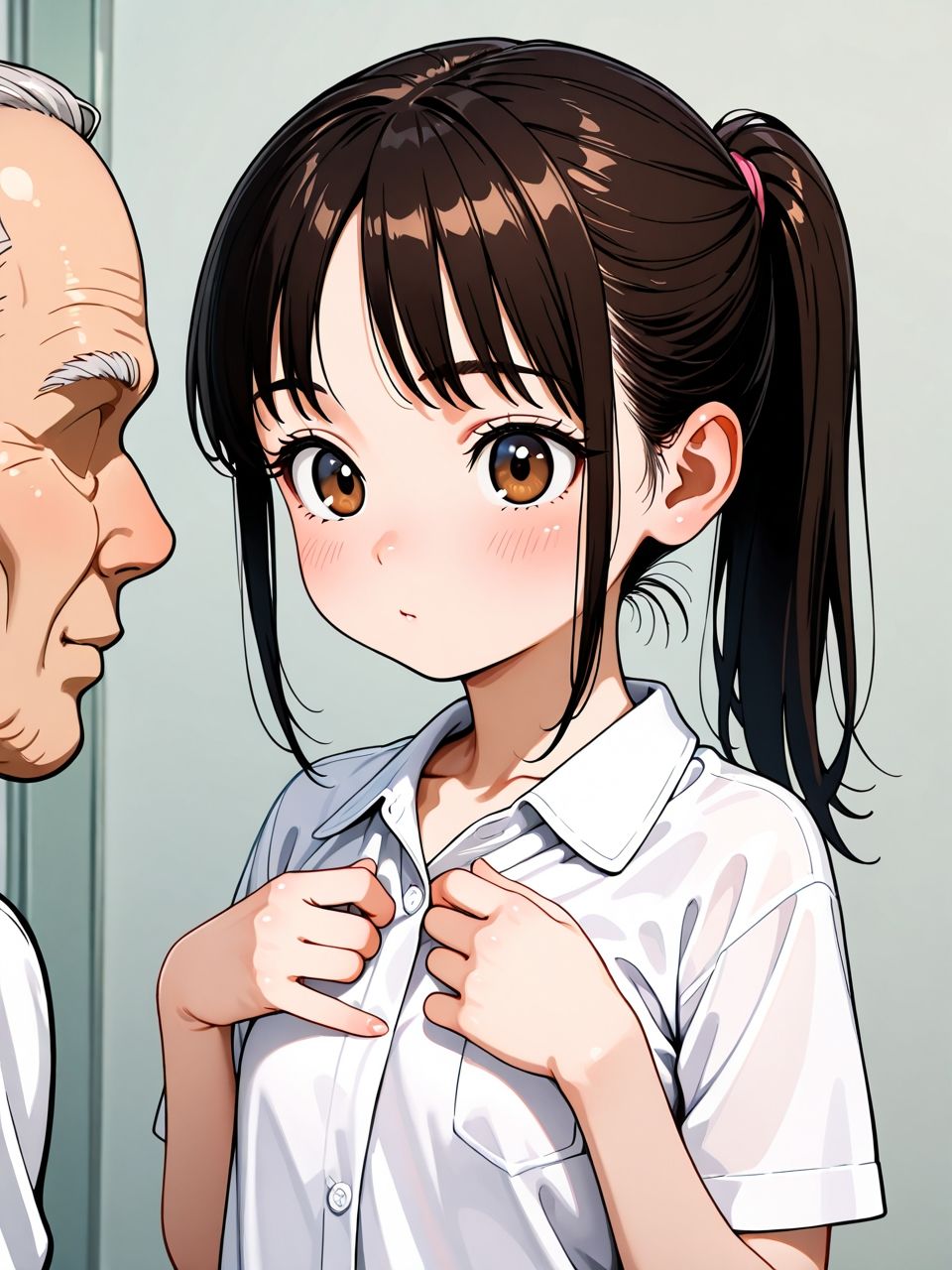 隣のお兄さんにアソコもみミテもらった - サンプル画像 4