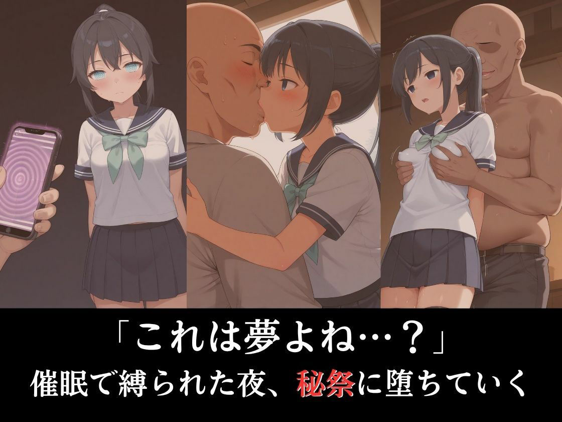 催●アプリで洗脳された山奥村の生贄女子校生〜縄縛り集団調教で完全堕落〜 - サンプル画像 4