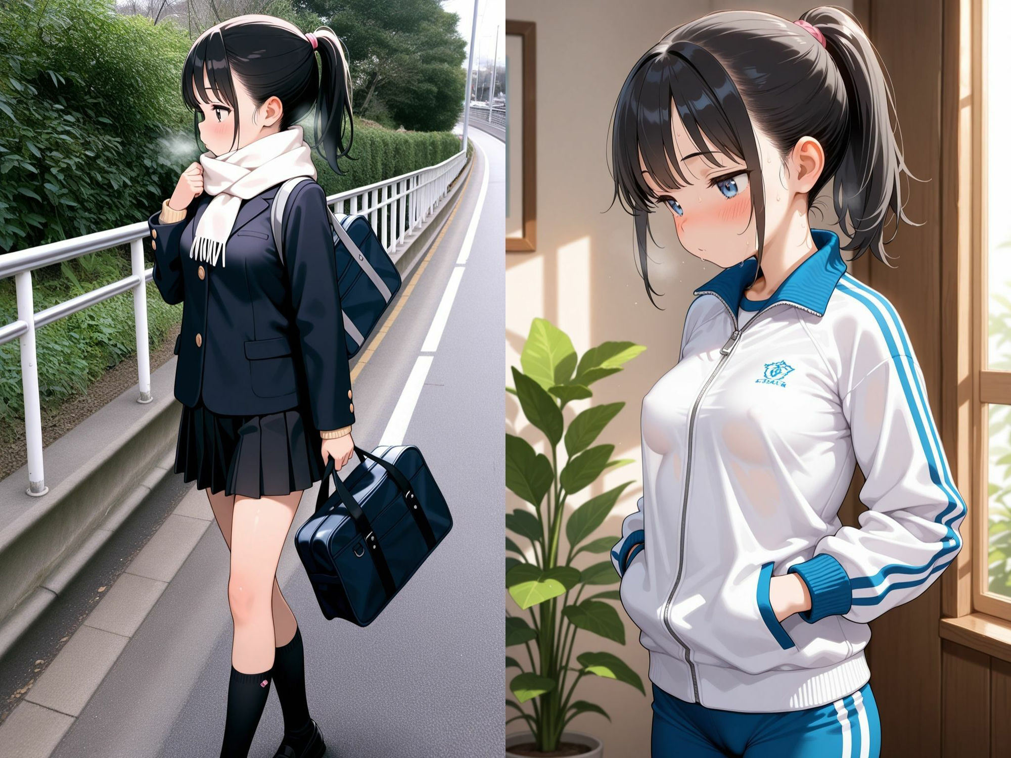 【部活少女】  部活終わりのセクハラ施術〜困惑と羞恥から快楽堕ち！〜 - サンプル画像 1