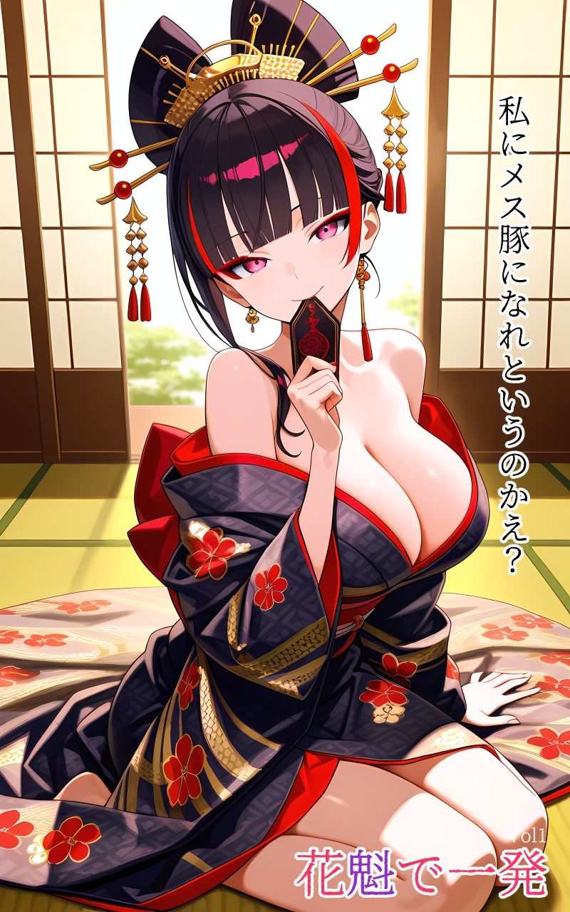 花魁で一発Vol1  スマホでシコシリーズ - サンプル画像 1
