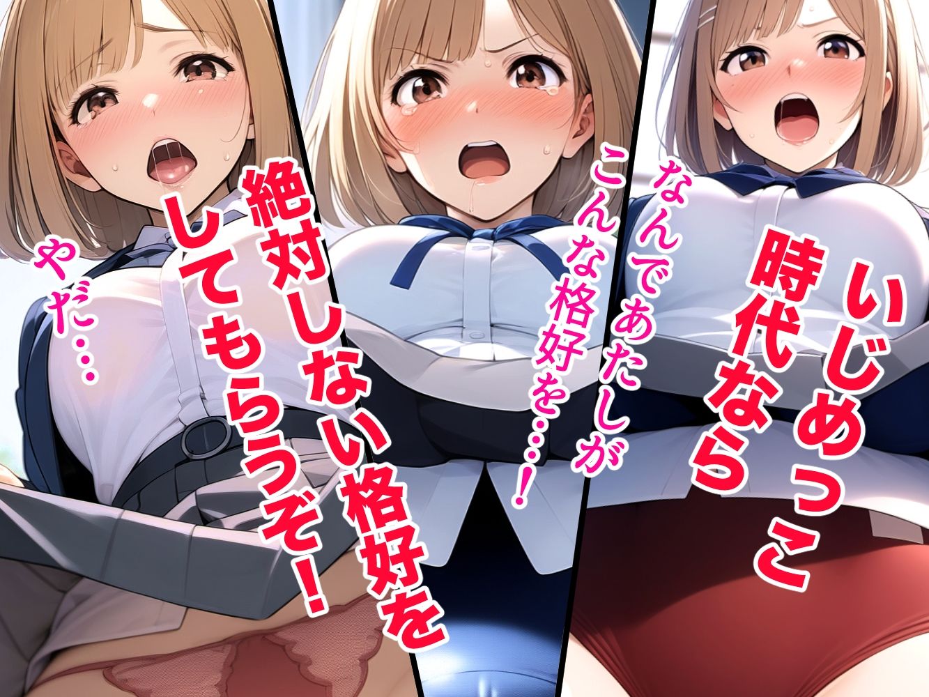 僕をいじめていたいじめっこがいまでは僕とセックスしまくり！僕をいじめていた頃とのギャップが凄くてエッチしまくってしまう！ BSSから始まる学園生活！！ - サンプル画像 4