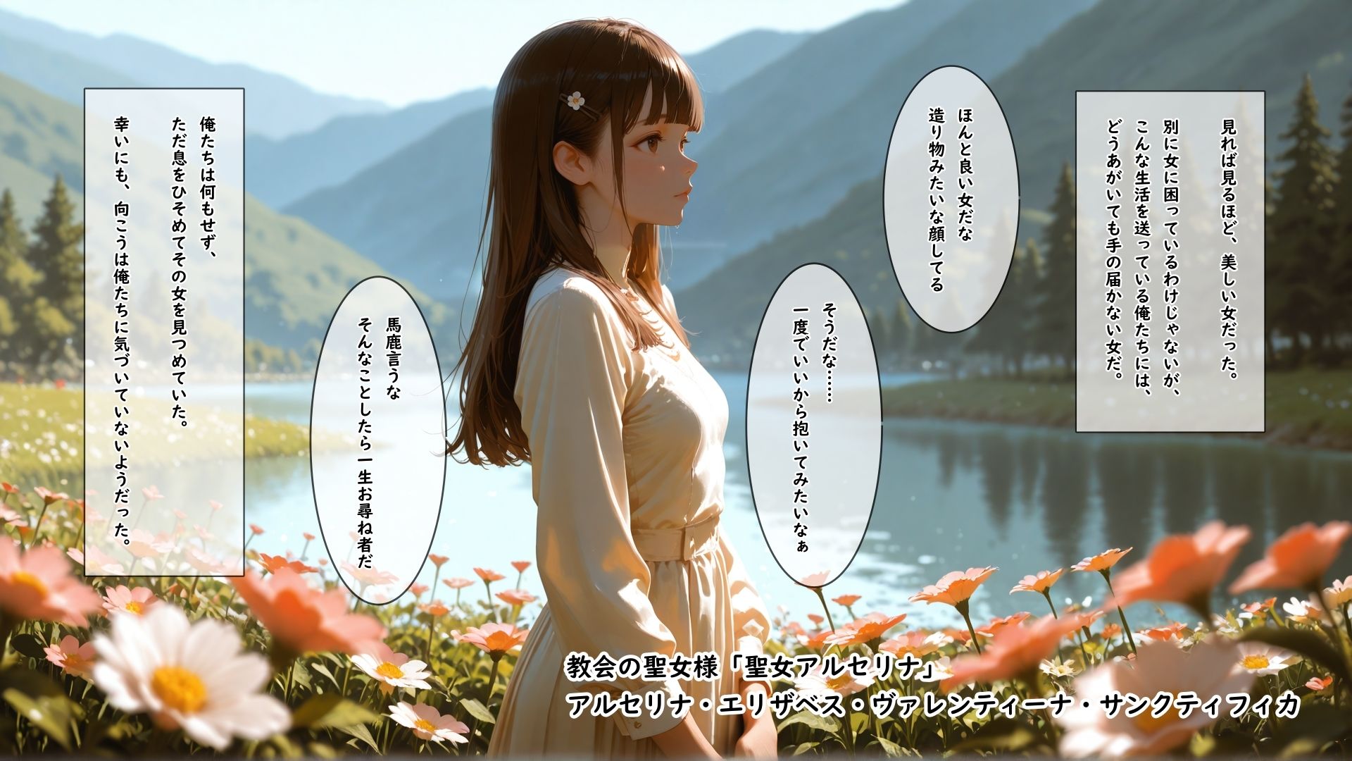 聖なる湖に身体を清めに行ったら待ち構えていた男たちに汚されて何回イってもやめてもらえない女の子 - サンプル画像 2