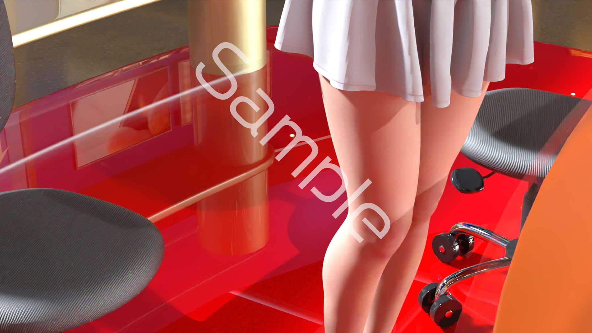Let’s Speak English！！二階堂沙耶アナウンサーの変態ニュースジャパン（Hentai News Japan）2025シリーズ＃005-E ［何故風俗バイトは儲かるのか］ - サンプル画像 9