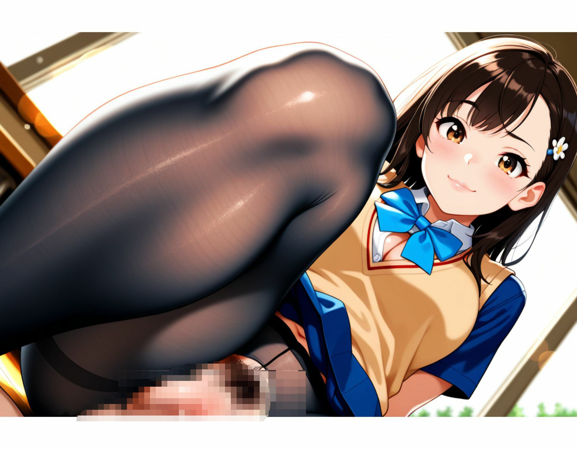 育性女子  黒タイツ編 - サンプル画像 3