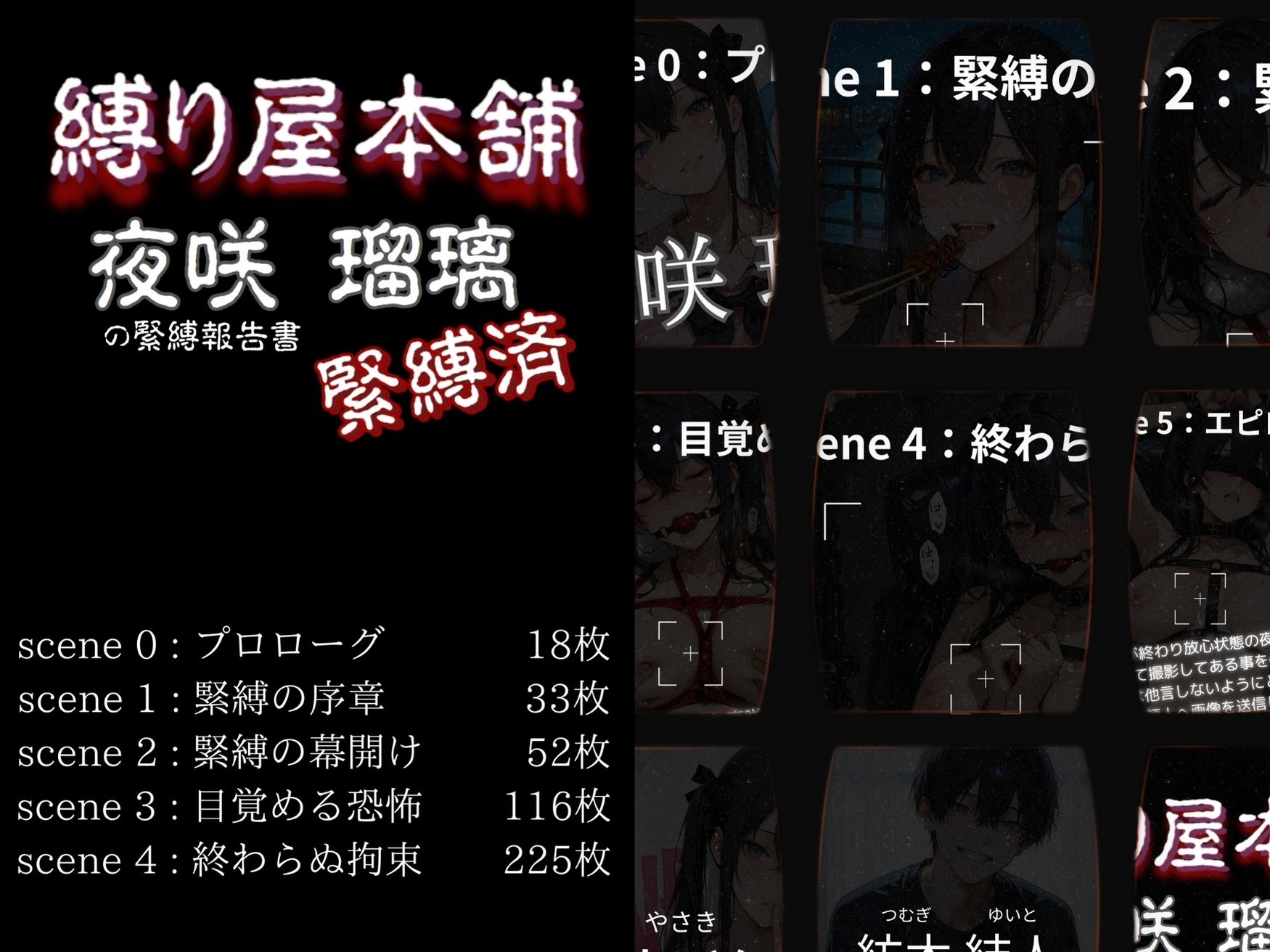 縛り屋本舗〜夜咲 瑠璃 の緊縛報告書 - サンプル画像 1