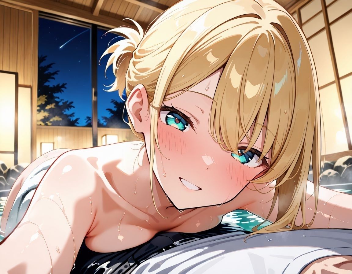 混浴〜泊まり先の旅館の温泉がまさかの混浴だった件 - サンプル画像 2