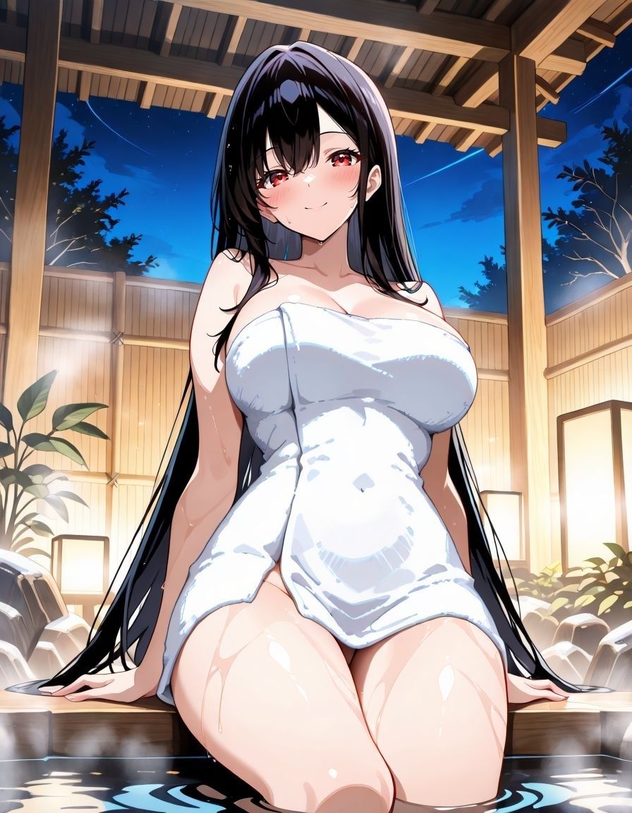 混浴〜泊まり先の旅館の温泉がまさかの混浴だった件 - サンプル画像 5