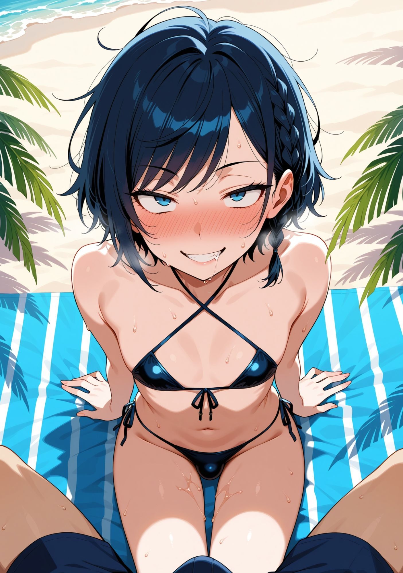 オトコの娘はいつでもどこでも発情中！発情オトコの娘とビーチでパコパコし放題！ - サンプル画像 8