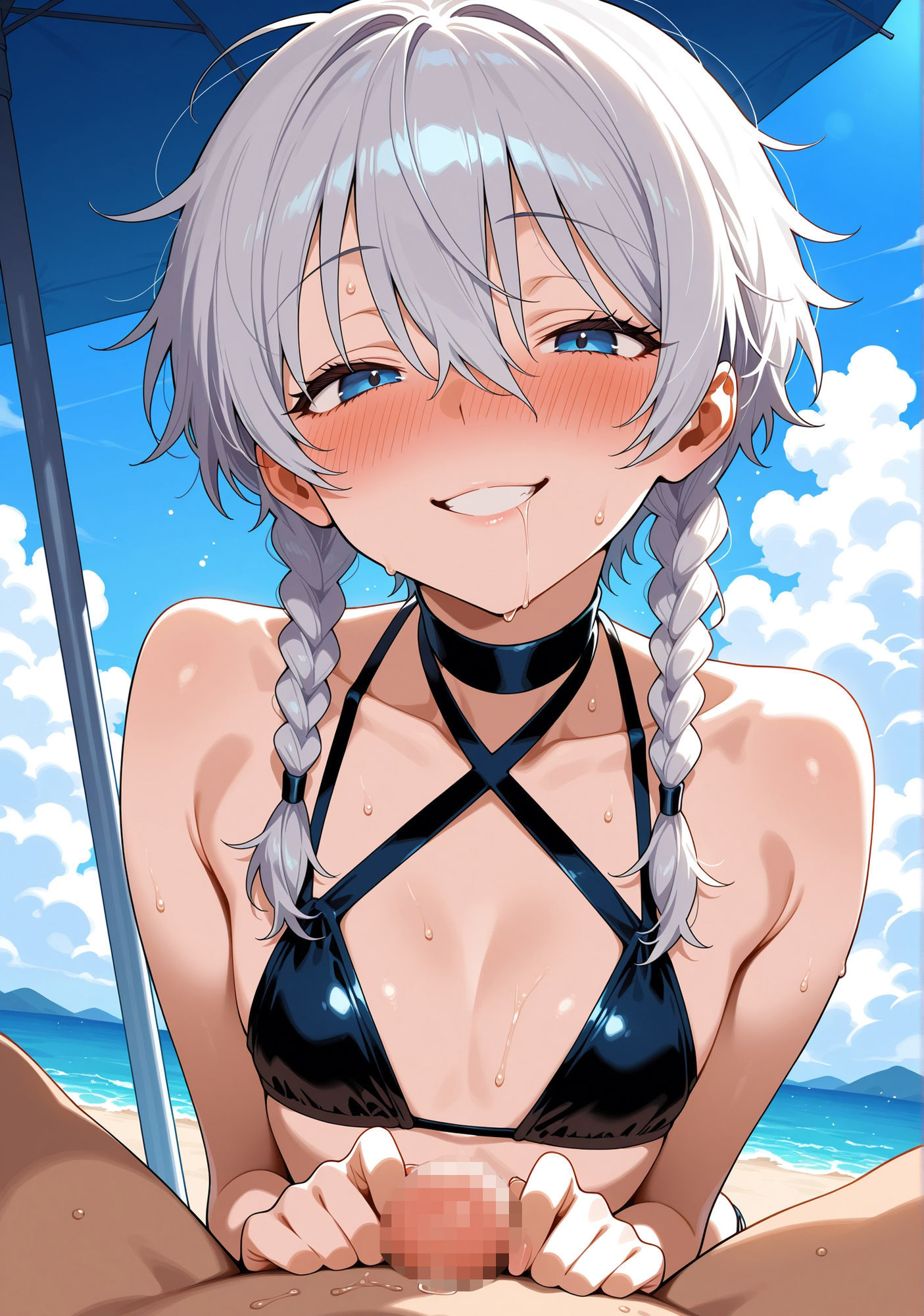 オトコの娘はいつでもどこでも発情中！発情オトコの娘とビーチでパコパコし放題！ - サンプル画像 10