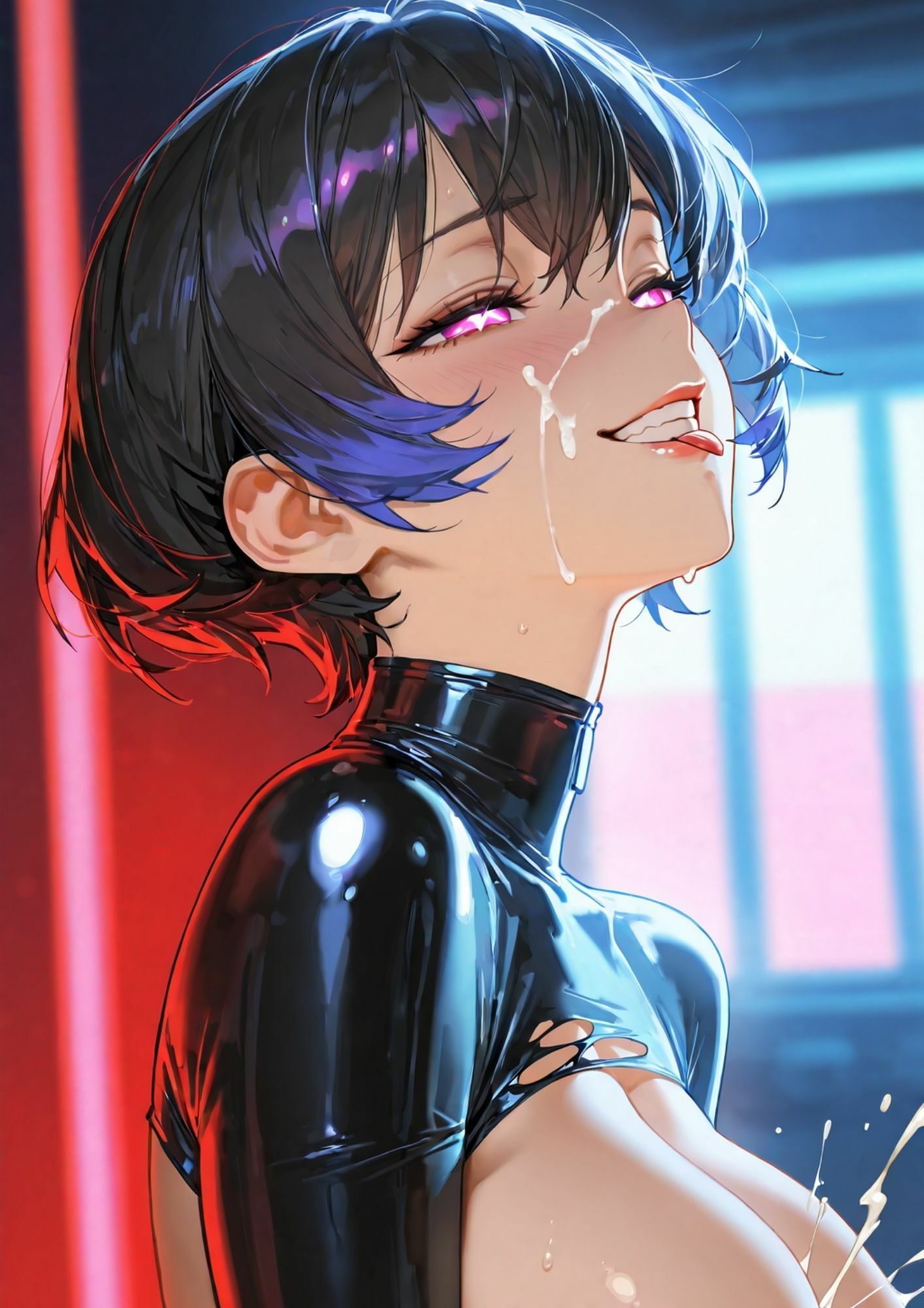 Black Velvet Heat〜黒革の下の熱〜 - サンプル画像 4